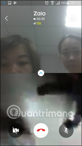 How to call a video call Zalo split the screen Picture 4