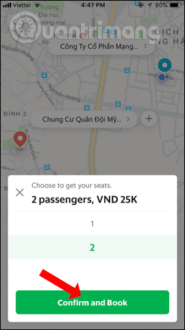 How to call cars online on GrabShare Picture 11