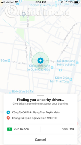 How to call cars online on GrabShare Picture 12