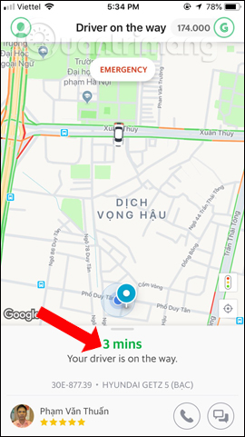 How to call cars online on GrabShare Picture 14