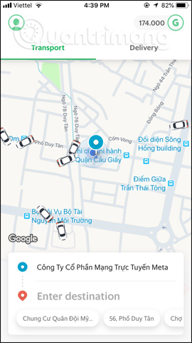 How to call cars online on GrabShare Picture 5