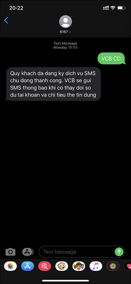 How to cancel active SMS on Vietcombank Mobile Picture 3