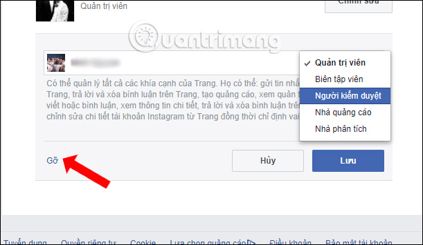 How to cancel Facebook Fanpage Admin Picture 6