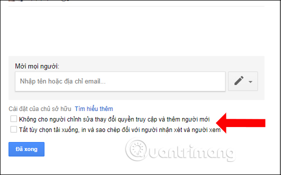 How to cancel sharing Google Drive link Picture 4