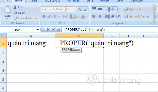 How to capitalize the first letter in Excel Picture 3