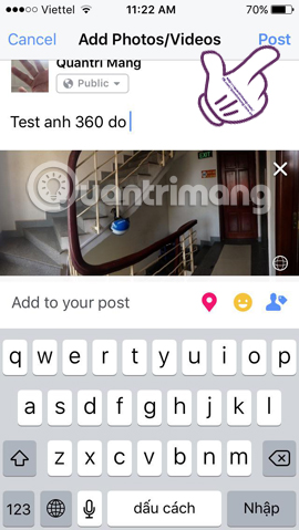 How to capture and post Panorama 360-degree photos on Facebook Picture 21