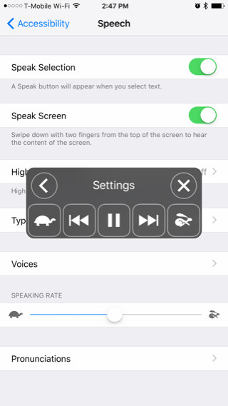 How to 'catch' the iPhone to read for you? Picture 7
