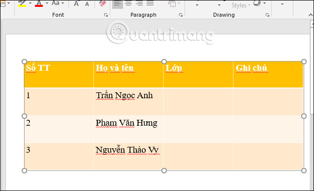 how-to-center-the-cell-in-the-powerpoint-table