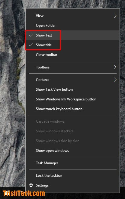 How to center the Taskbar icons in Windows 10 Picture 5