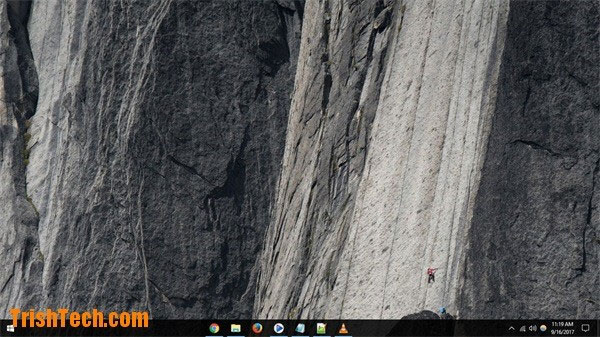 How to center the Taskbar icons in Windows 10 Picture 6
