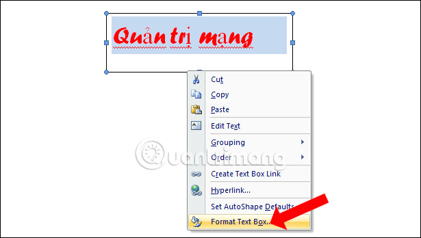 How to center the Text Box content in Word Picture 1