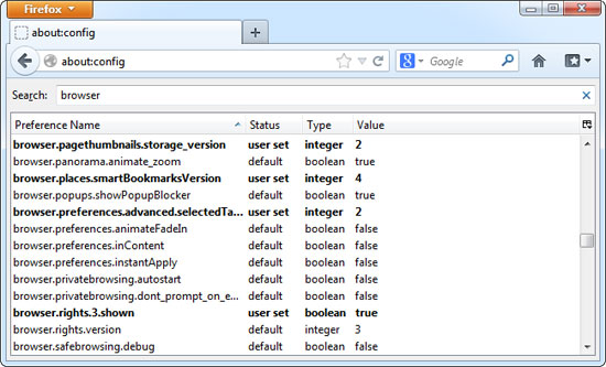 How to change advanced settings hidden in the browser Picture 5