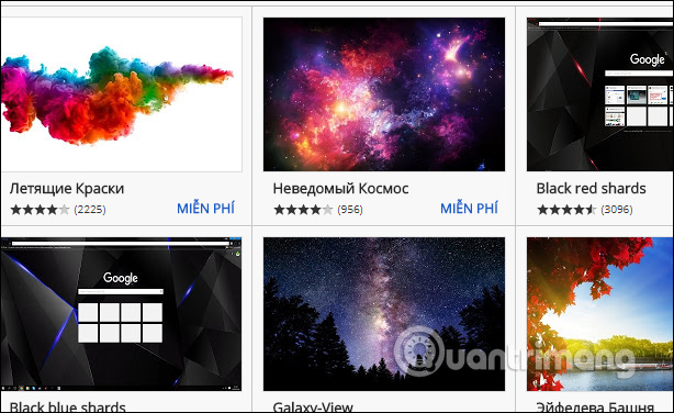 How to change Coc Coc browser wallpaper Picture 4