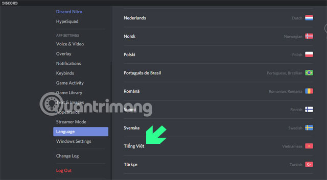 How To Change Discord Language Into Vietnamese