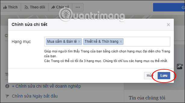 How to change Facebook Fanpage catalog Picture 13