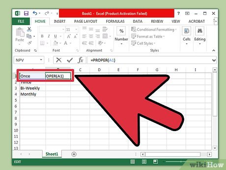 How to Change from Lowercase to Uppercase in Excel - TipsMake.com