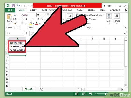 How to Change from Lowercase to Uppercase in Excel