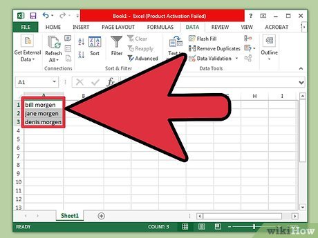 How to Change from Lowercase to Uppercase in Excel