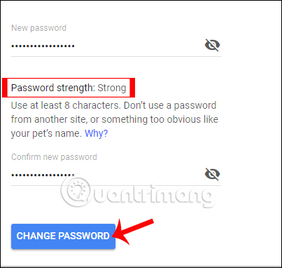 How to change Gmail password on computer Picture 5