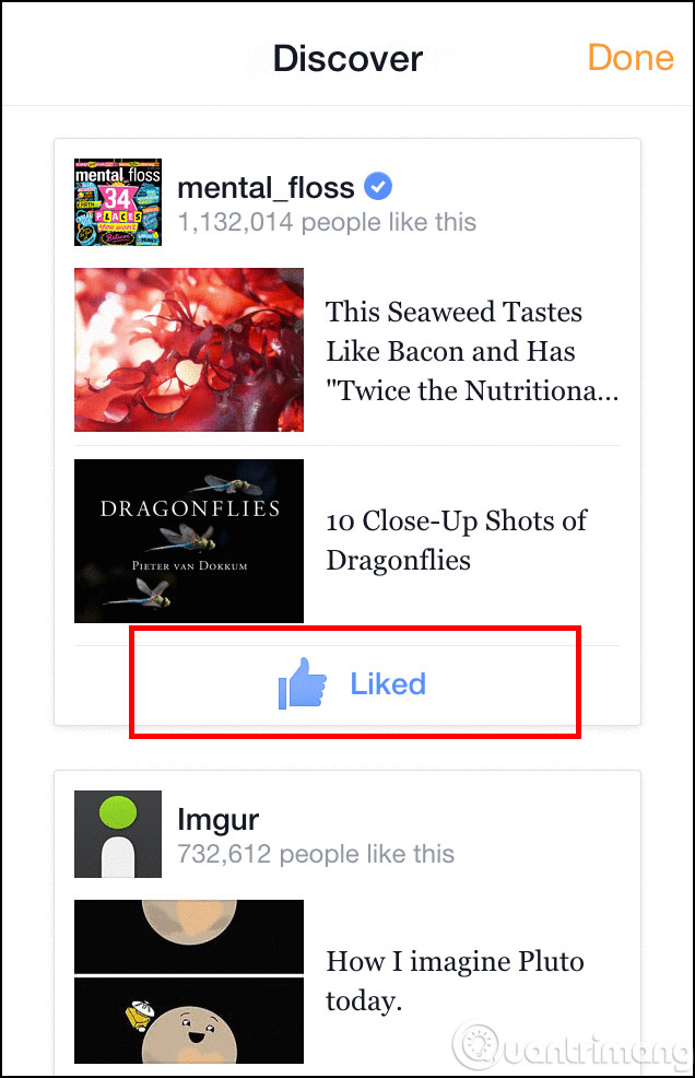 How to change information on my News Feed on iOS? Picture 8