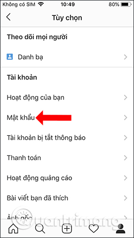 How to change Instagram password on phone Picture 7