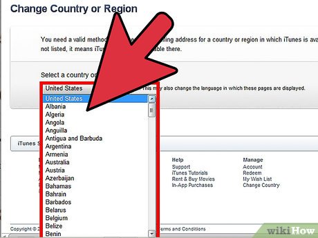 How To Change Itunes Store Country Region