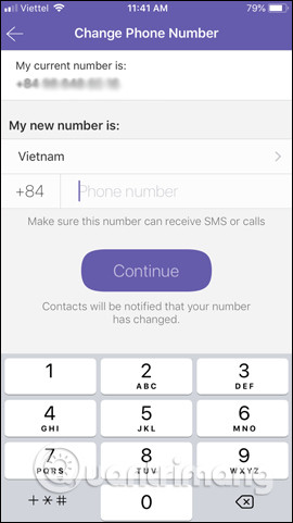 How to change phone numbers on Viber Picture 15