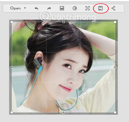 How to change photo size on Fotor online application Picture 6