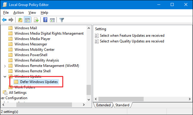 How to change, prolong the delay of updating on Windows 10? Picture 3