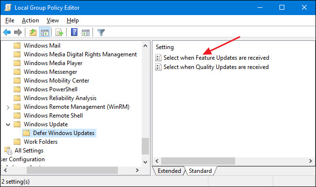How to change, prolong the delay of updating on Windows 10? Picture 4