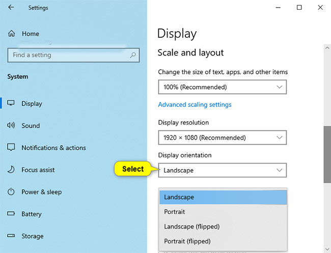 how-to-change-screen-orientation-in-windows-10