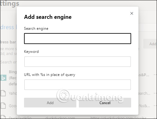 How to change search engines on Microsoft Edge Chromium Picture 6