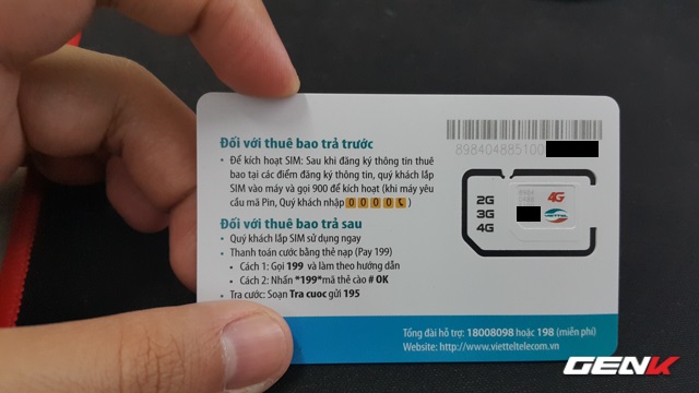 How to change SIM 4G Viettel at home, only 30 seconds, free, can exchange Picture 3