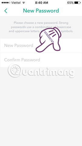 How to change Snapchat password on phone and computer Picture 5