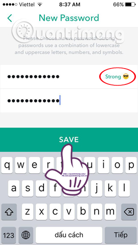 How to change Snapchat password on phone and computer Picture 6