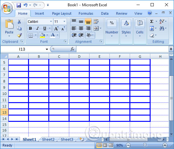 How to change spreadsheet color lines in Excel