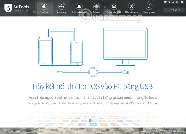 How to change the 3uTools interface with your own wallpaper Picture 5