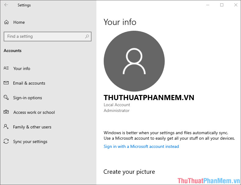 How to change the account name, account name in Windows 10 - TipsMake.com