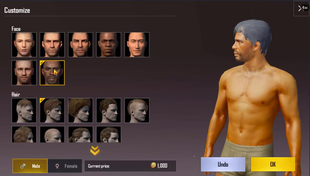 How to change the appearance of the character PUBG Mobile Picture 3