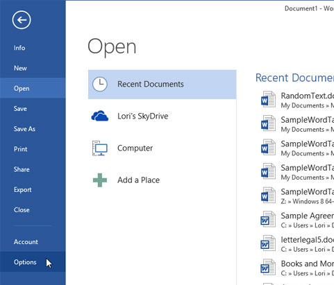 How to change the auto-save time in Word 2013 - TipsMake.com