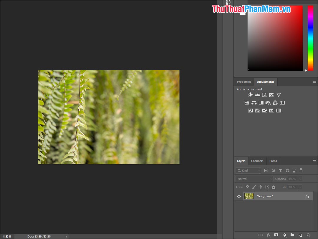 How to change the background (photo background) in Photoshop Picture 7