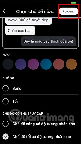 How to change the black background interface on Skype Picture 6