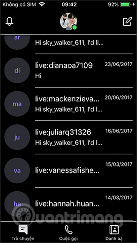 How to change the black background interface on Skype Picture 7