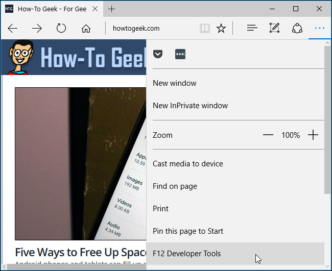 How to change the browser User Agent without extenstion Picture 11