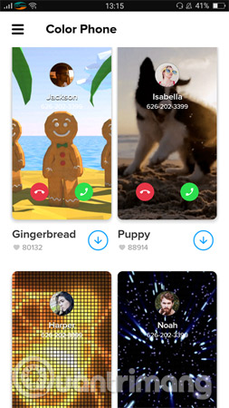 How to change the call interface on Android Picture 15