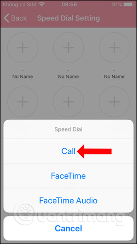 How to change the call management interface on iPhone Picture 20