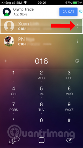 How to change the call management interface on iPhone Picture 4