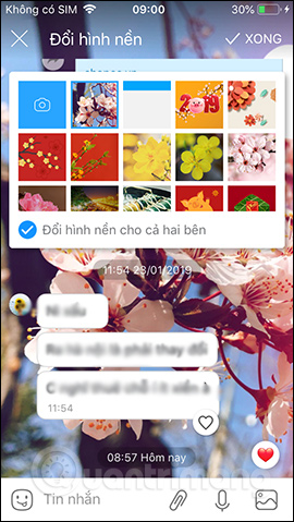 How to change the chat wallpaper on Zalo Picture 18