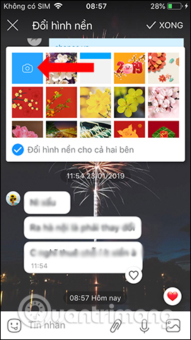 How to change the chat wallpaper on Zalo Picture 6