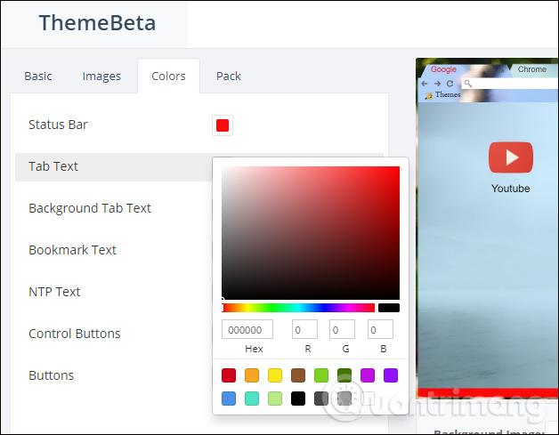How to change the Chrome interface, create the theme for Chrome very toxic Picture 9
